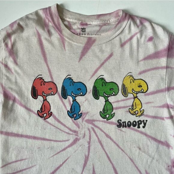 Junk food Snoopy Peanuts Tie Dye Graphic Tee Small - Picture 3 of 8